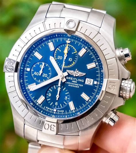 breitling caliber 45 review|Breitling avenger chronograph.